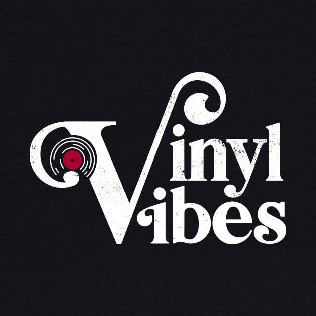 Vinyl Vibes, Record Collectors, Music Lovers Retro by emmjott